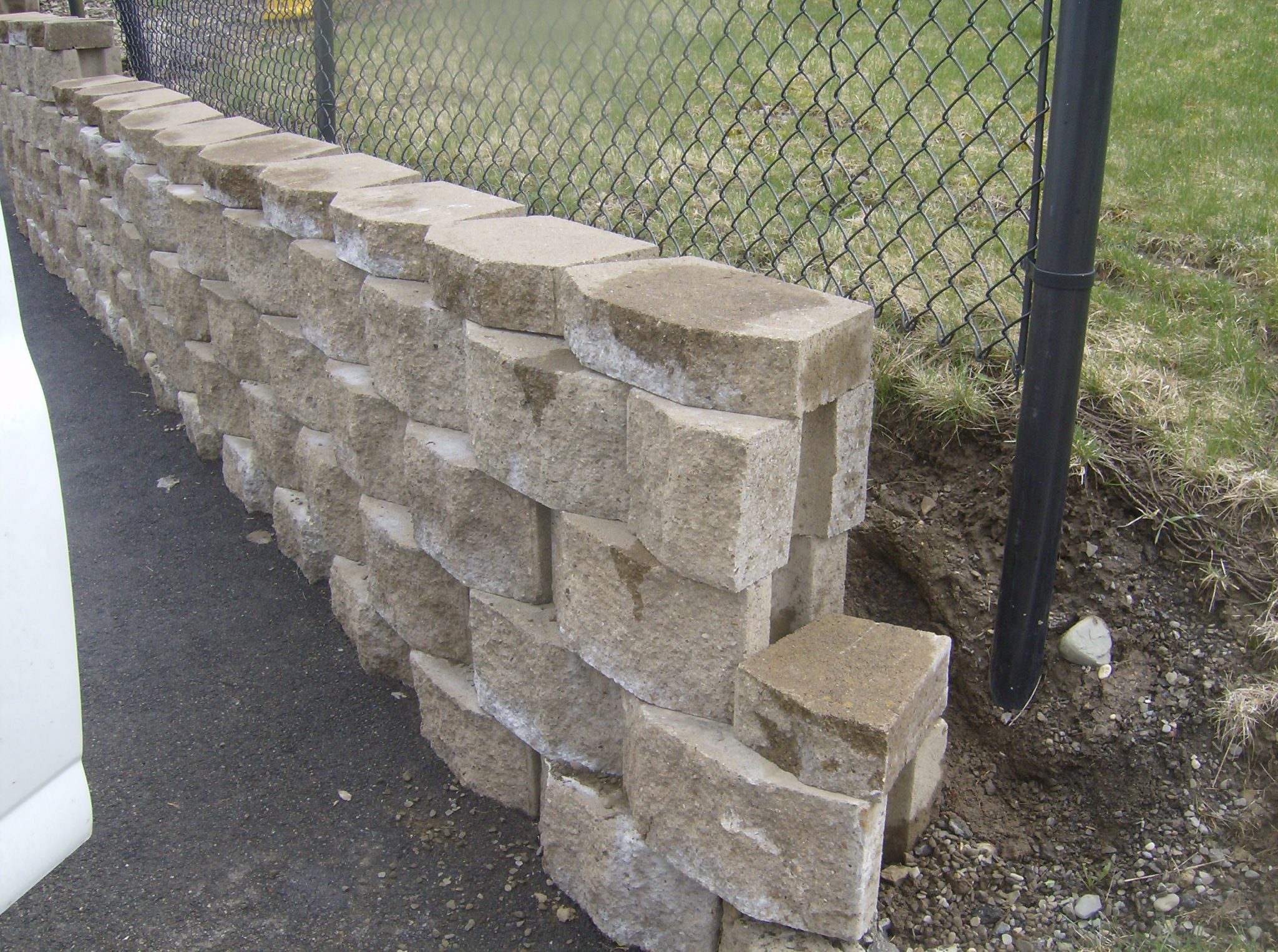 A Stone Retaining Wall